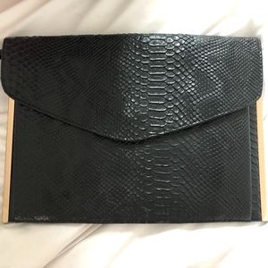 Poshmark Atmosphere Large Black Clutch